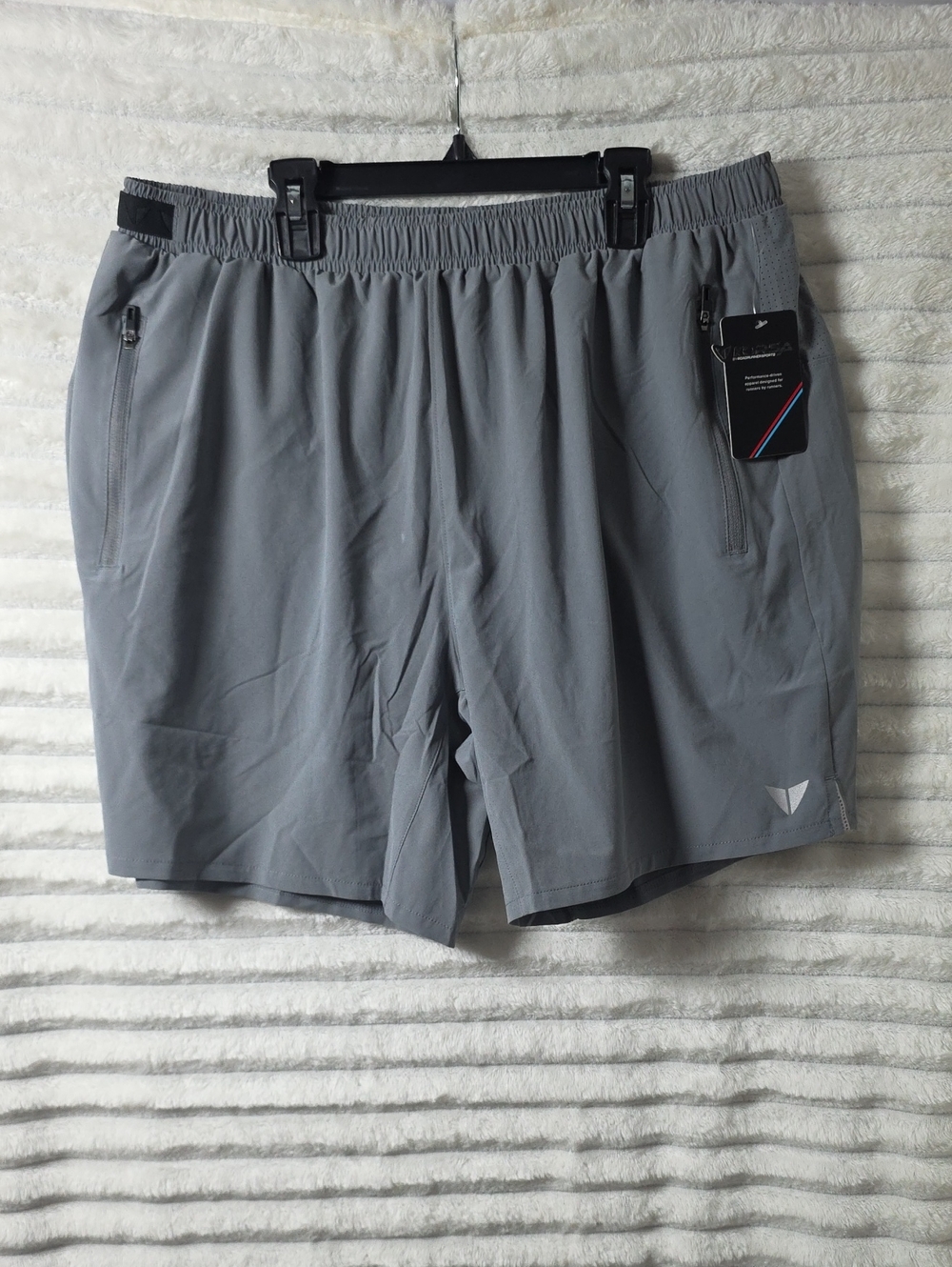 0538 Korsa Men's Athletic Training Shorts - Gray